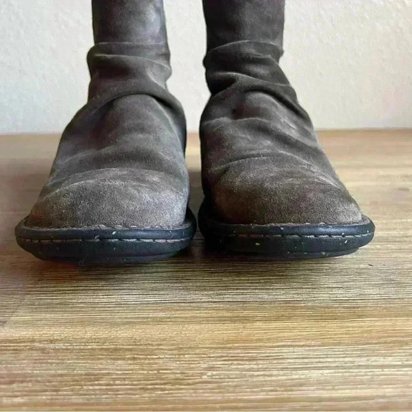 Clarks Ankle Boot Artisan Brown Suede Slouch Comfort Fashion Shoes Womens Sz 9.5 - Picture 9 of 13